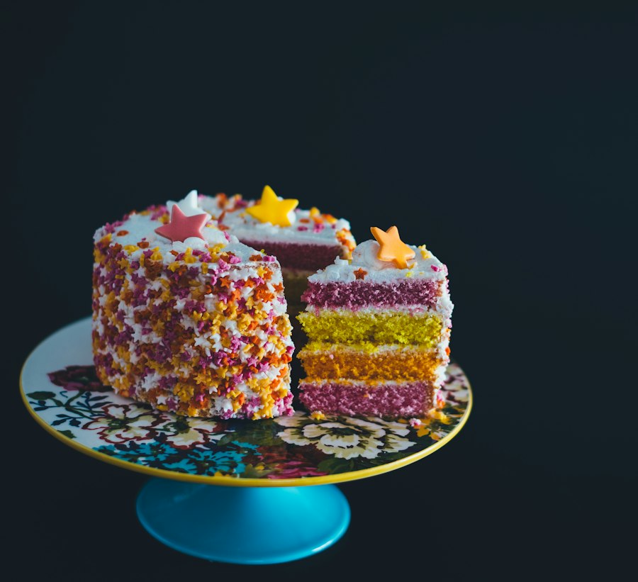 Pastel de cumpleaños decorado