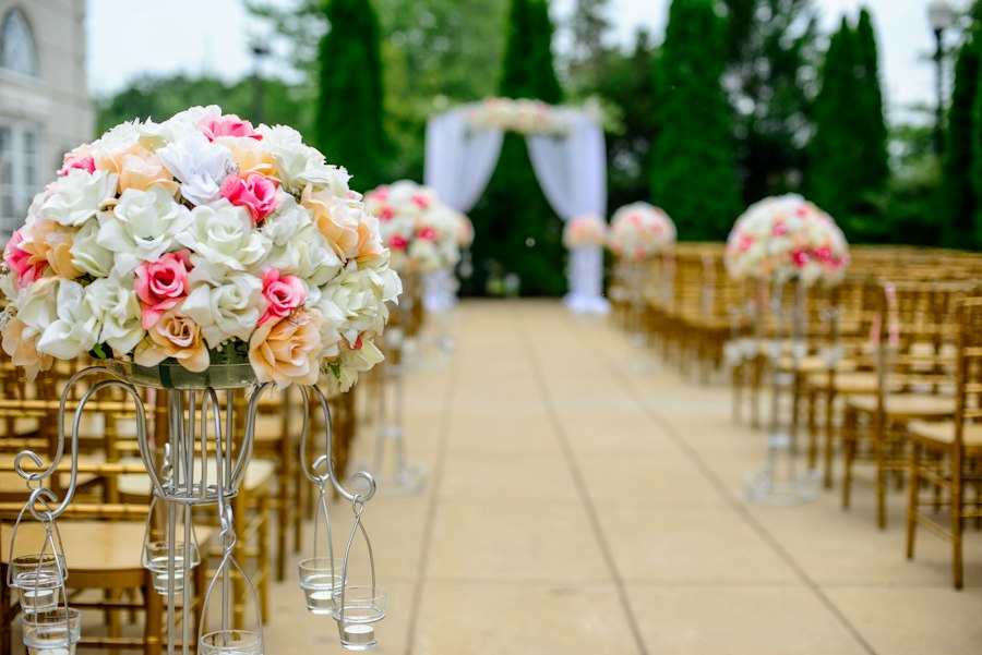 Decoración floral de evento